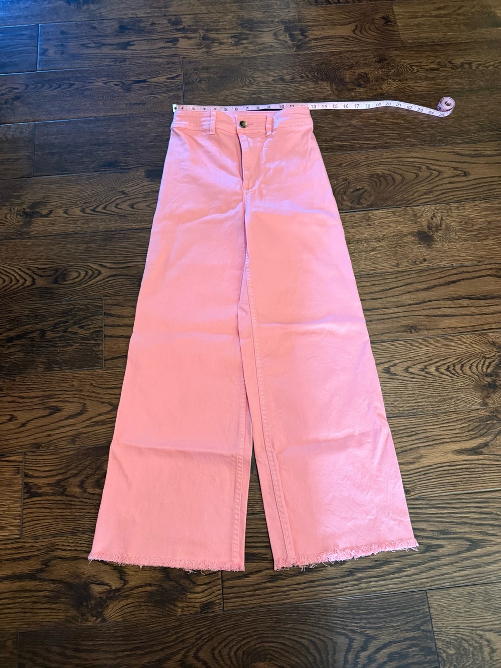 Billabong Subtle Pink High-Rise Wide Leg Stretch Jeans